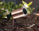 Outdoor Garden Spike Light Adjustable Stainless Steel Copper Finish ZLC306C