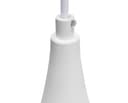 Modern Ceiling Pendant Droplet Light Shade White Finish Fine Metal