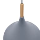 Grey Metal Dome Pendant Ceiling Light Vintage Orient Hanging Shade M0136
