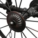 Vintage Industrial Water Pipe Wall Light Steampunk Nautical Wheel M0159