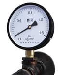 Industrial Water Pipe Wall Light with Pressure Gauge M0164