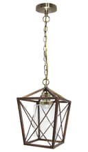 Vintage Antique Brass Lantern Ceiling Pendant Light M0200