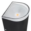 Modern 6W LED Double Outdoor Wall Light Black Warm White ZLC319WW