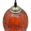 Vintage Ceiling Crackle Amber Mosaic Glass Pendant Light M0209