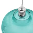 Retro Vintage Blue Glass Ceiling Pendant Light M0216