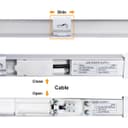 24W LED Slim Batten Under Cabinet Tube Light Cool White 5 Feet T1500CW