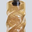 Vintage Gold Twisted Cylinder Glass Ceiling Pendant Lamp M0230