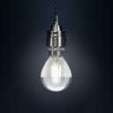 4w LED Crown Silver Light Bulb E14 SES G45 Mirror Top Cool White 6000k