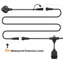 3M Extension Wire for Festoon Party Light Heavy Duty Outdoor Connecting Cable