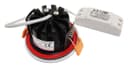 6w Modern LED Recessed Fire Rated Ceiling Down Light IP65 Warm White 3000k