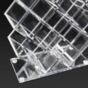 Cosmetic Clear Make Up Organiser Storage Palette Acrylic Stand 28 Holders CY001