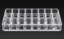 Cosmetic Clear Make Up Organiser Acrylic 24 Sections for Lipstick Lip gloss Nail Polish M8202