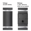 Modern Outdoor Double Wall Light ZLC336B