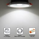 COB 18W Recessed Commercial LED Downlight 6000K CDL18