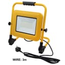 100W LED Work Light Portable Flood Light Plug In 240v IP65 6000K WL04