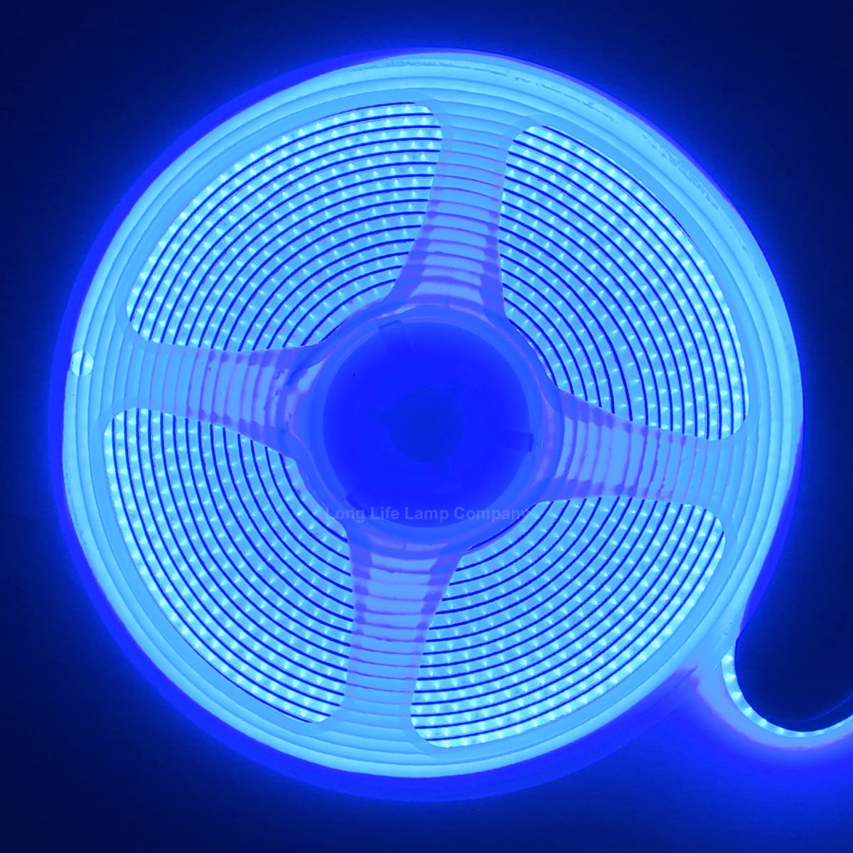 Blue LED Tape Strip Light Continuous COB Illumination 5 Metres 12V