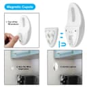 Magnetic LED Night Light Automatic Photocell Motion Sensor Natural White 4000K On Off Overide