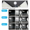 LED Outdoor Solar Wall Light PIR Motion Sensor Waterproof Garden Security Light SWL02