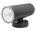 Modern 11W LED Double Outdoor Wall Light Black Warm White ZLC347B