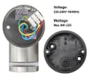 Single Outdoor Wall Light Stainless Steel ZLC351 Garden Light 