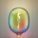 4w Flexible LED Rainbow Oval Glass Decorative Light Bulb Opal Metallic E27 RBOVAL