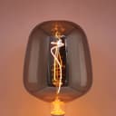 4w LED Glass Decorative Inverted Vase Filament Light Bulb Grey E27 1800K GREYINVASE