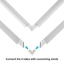 40w LED Edge Lit Border Panel Recessed Suspended Ceiling Frame Panel 600 x 600 Cool White AP01-40CW