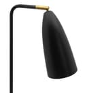 Modern Black Metal Table Lamp Adjustable Scone Shade Brass Joint H3019