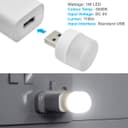 Mini USB Light 1w LED Night Light Cool White Bright Glow Lamp 5 Pack USBNLCW