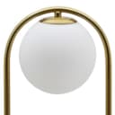 Antique Brass Table Lamp Opaque Glass Shade Bedside Light Globe Desk Lamp H3029 