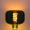 4w LED Decorative Metallic Glass Green Coil Filament Light Bulb E27 GREENCYL