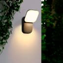 Modern 12W LED Black Outdoor Wall Light  Adjustable Warm White ZLC353BWW