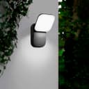 Modern 12W LED Black Outdoor Wall Light  Adjustable Cool White ZLC354BCW