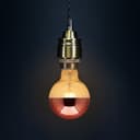 4W LED Crown Copper Light Bulb Mirror Top E27 Warm White 2700k