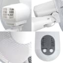 16 inch Oscillating Wall Fan Remote Control with Timer 3 Speed ‎WALL001