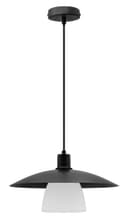 Modern Ceiling Pendant Light Black Frosted Glass H3114 