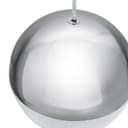 LED Ceiling Chrome Glass Globe Pendant Light CCT Natural Cool Warm White H3108