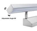 7w LED Bathroom Mirror Wall Light With Pull Cord Cool White 6500k IP20