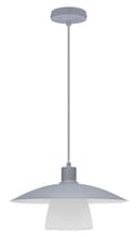 Modern Ceiling Pendant Light Grey Frosted Glass H3130