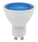  2 Pack LED GU10 Blue Light Bulb 5w with Blue Lens Diffuser