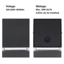 Modern Garden Outdoor Single Black Wall Light ZLC369B