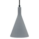 Ceramic Ceiling Pendant Light Grey Gypsum Lamp Shade
