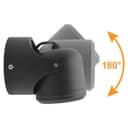 Black Outdoor Single Wall Light Adjustable IP54 External Directional Spot Lamp ZLC371B