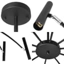 10 Lamp Ceiling Black Cluster Sputnik Pendant Light Adjustable Beam Angle K405 With G9