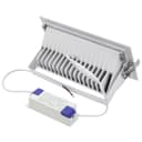 LED Rectangular Retail Ceiling Downlight Cool White 6000k Adjustable Beam Angle Recessed CDAS03