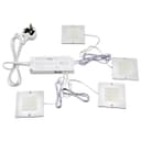 20W LED Under Cabinet Kitchen Lights Slim SQUARE Warm White 3000K Kit Of 4 UC04