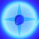 LED Tape Strip Light Continuous COB Illumination 10 Metres 24V Blue with Driver 10COBSLB