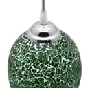 Vintage Ceiling Crackle Green Mosaic Glass Pendant Light K424