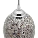 Vintage Ceiling Crackle Grey Mosaic Glass Pendant Light K425