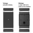Outdoor Dusk Till Dawn Wall Light Up Down IP44 Anthracite Black Automatic Sensor ZLC374DTD 